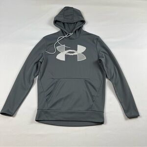 Under Armour Loose  Mens Hoodie Pullover Long Sleeve  Gray Size: Small